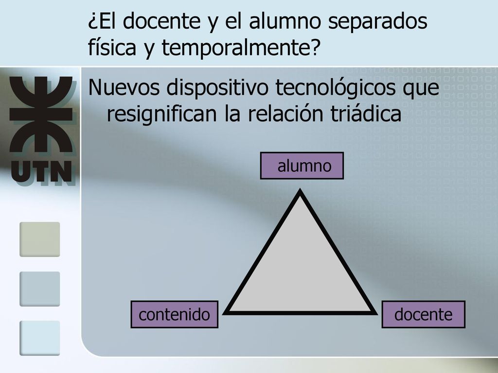 ¿El docente y el alumno separados física y temporalmente