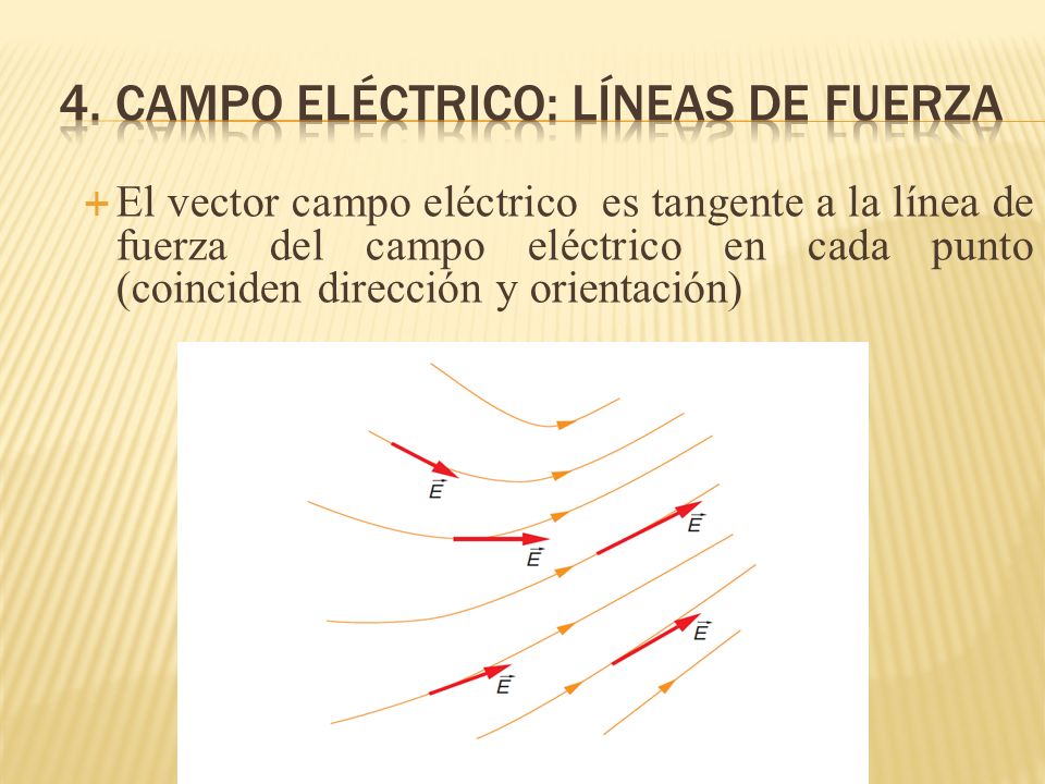 4. campo eléctrico: líneas de fuerza
