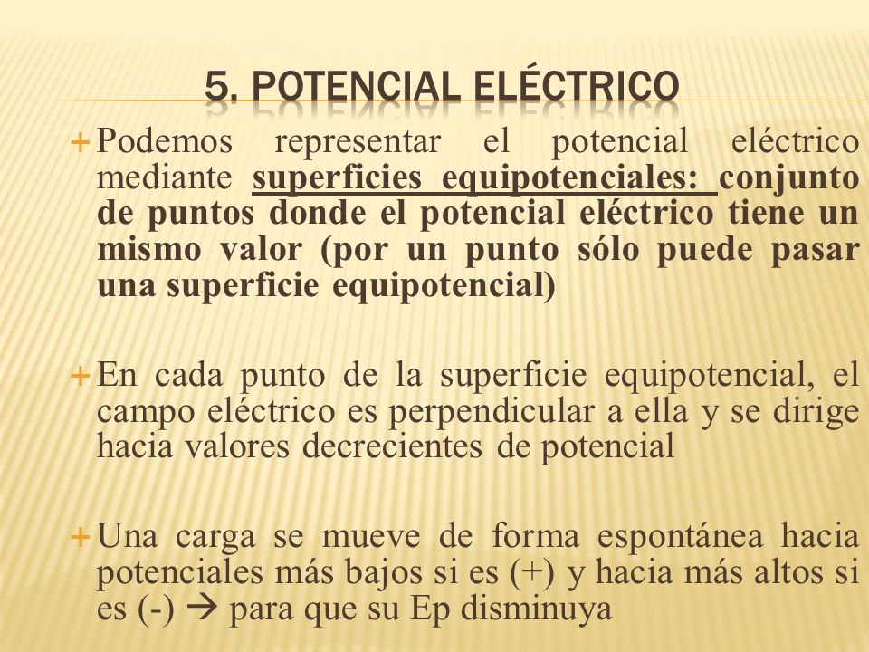 5. potencial eléctrico