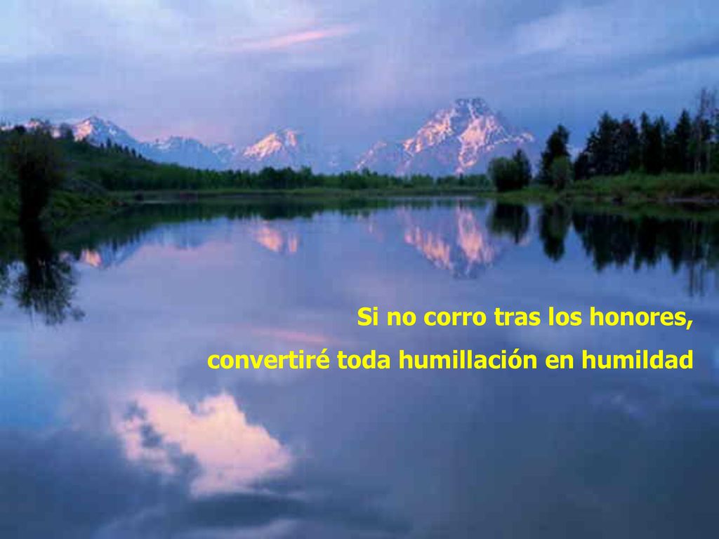 Si no corro tras los honores,
