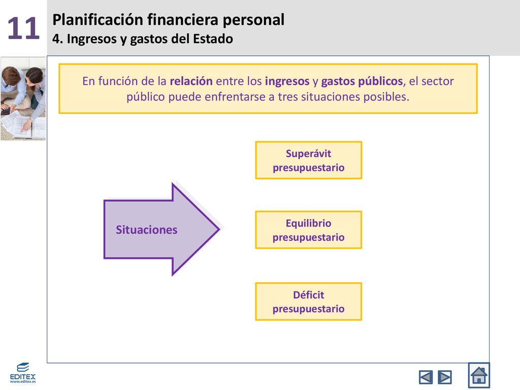 11 Planificación financiera personal 4. Ingresos y gastos del Estado