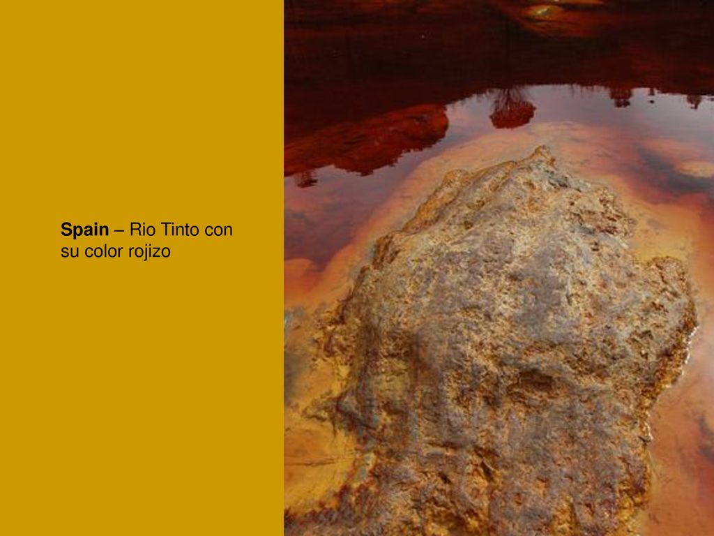Spain – Rio Tinto con su color rojizo