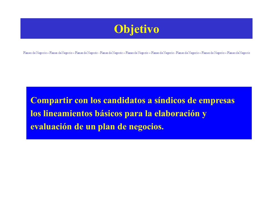 Objetivo