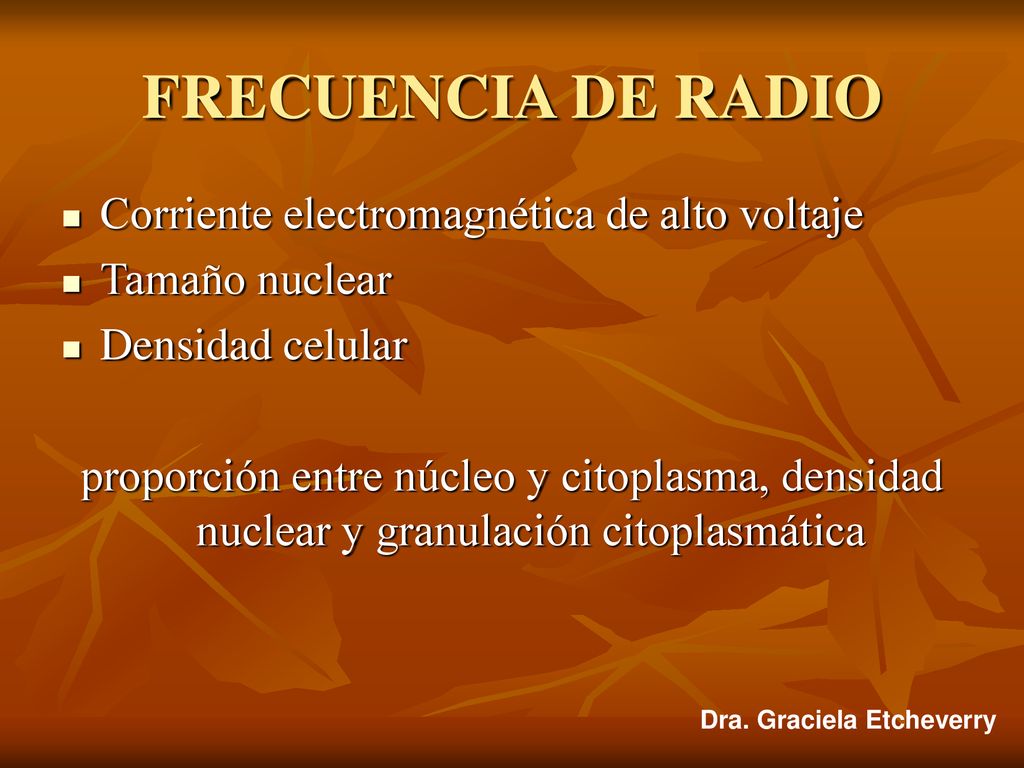 FRECUENCIA DE RADIO Corriente electromagnética de alto voltaje