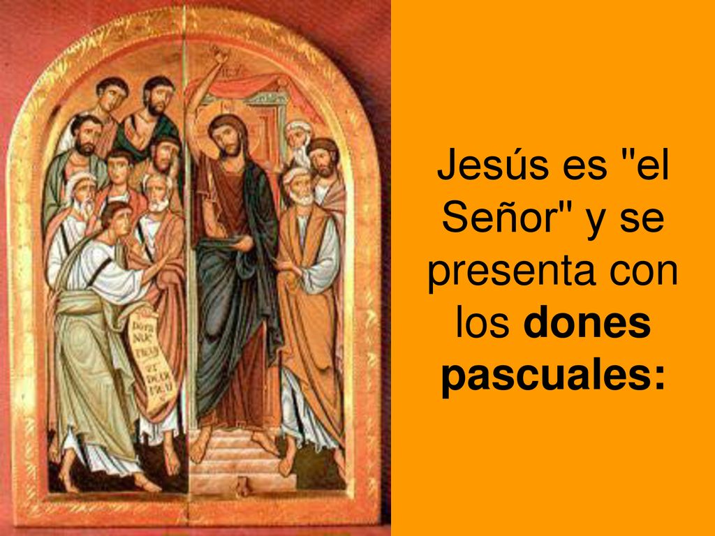 Jesús es el Señor y se presenta con los dones pascuales: