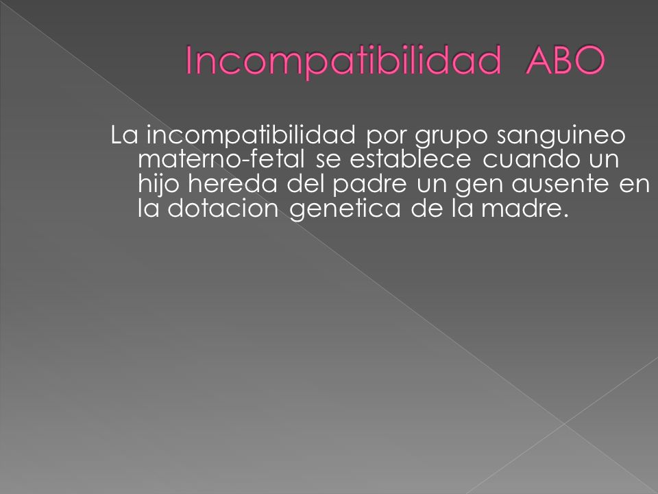 Incompatibilidad ABO
