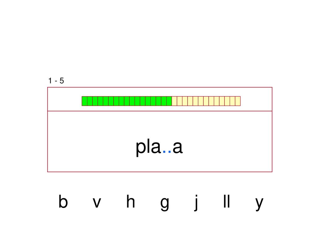 1 - 5 pla..a b v h g j ll y