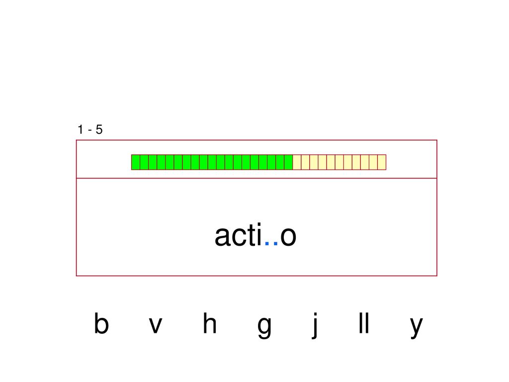 1 - 5 acti..o b v h g j ll y