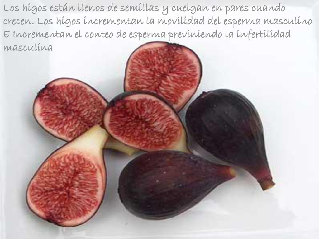 Los higos están llenos de semillas y cuelgan en pares cuando