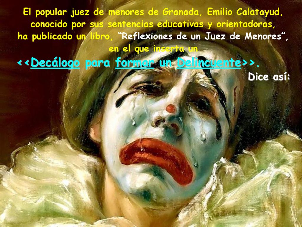 ha publicado un libro, Reflexiones de un Juez de Menores ,