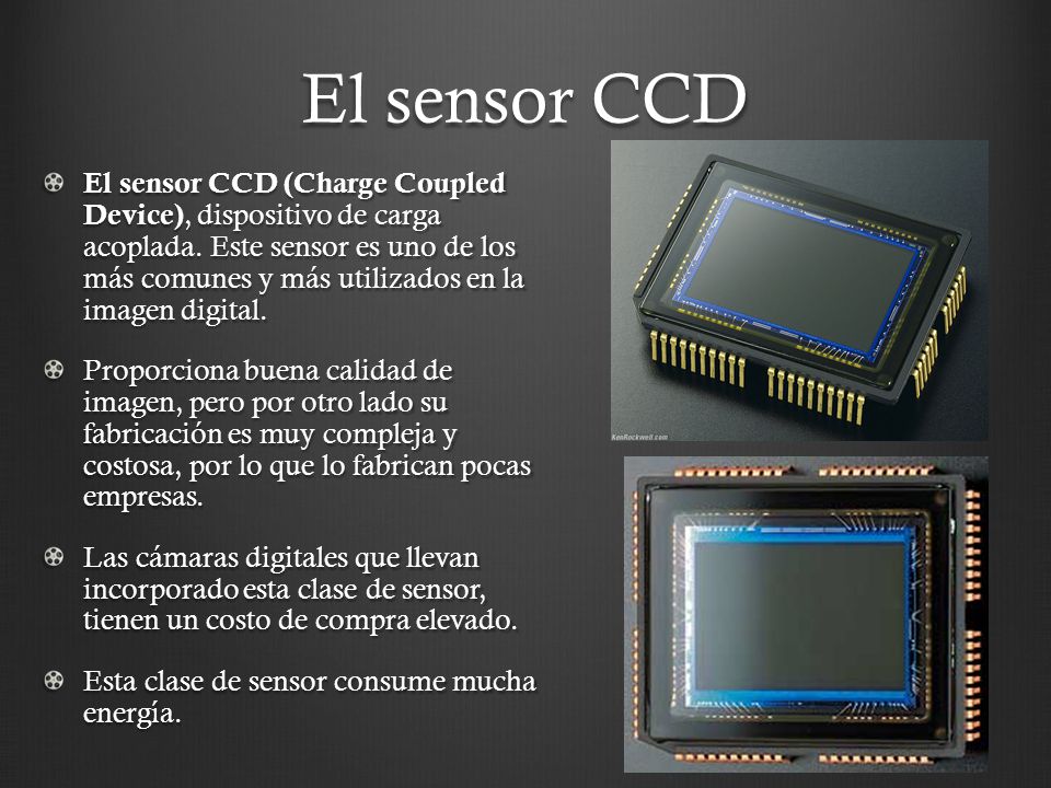 El sensor CCD