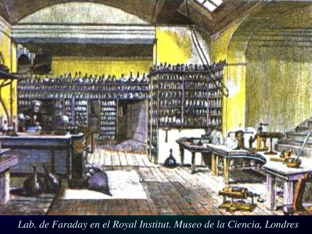Lab. de Faraday en el Royal Institut. Museo de la Ciencia, Londres