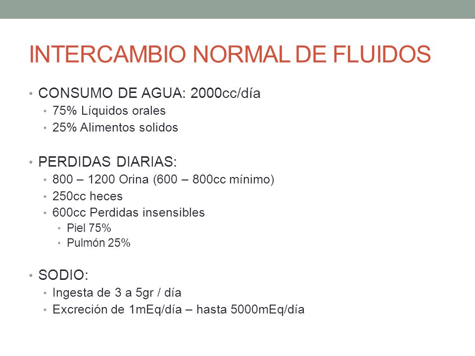 INTERCAMBIO NORMAL DE FLUIDOS