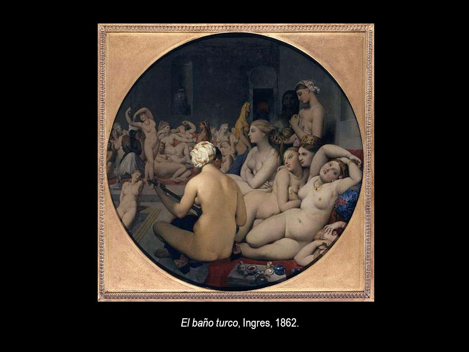El baño turco, Ingres, 1862.