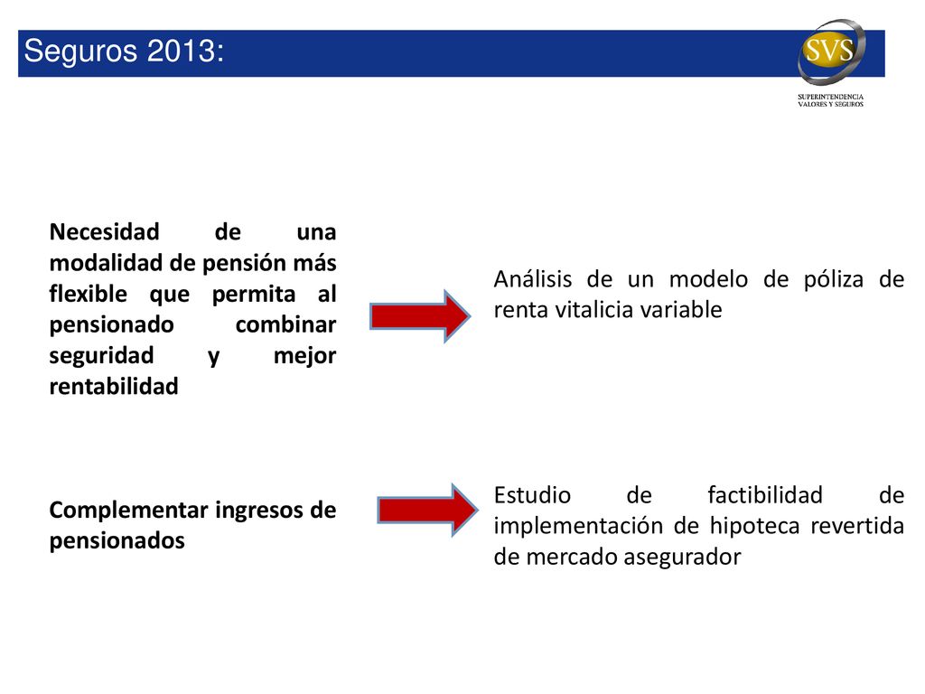 Seguros 2013: Análisis de un modelo de póliza de renta vitalicia variable.