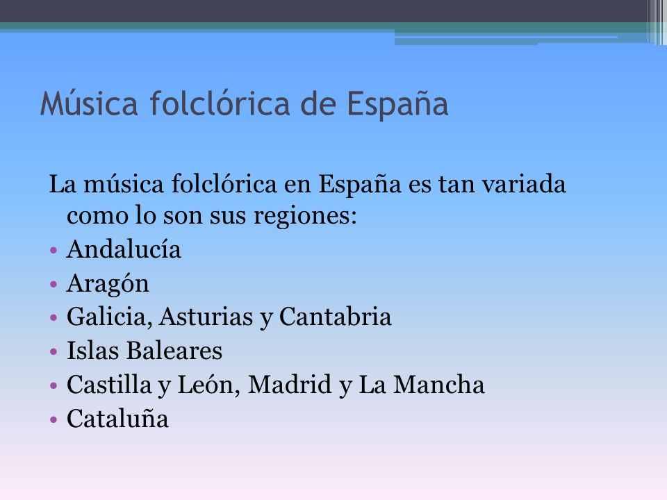 Música folclórica de España