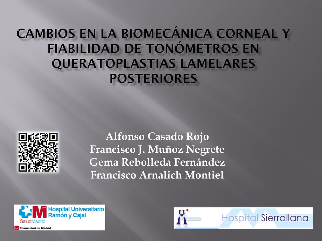 Cambios en la biomecánica corneal y fiabilidad de tonómetros en queratoplastias lamelares posteriores