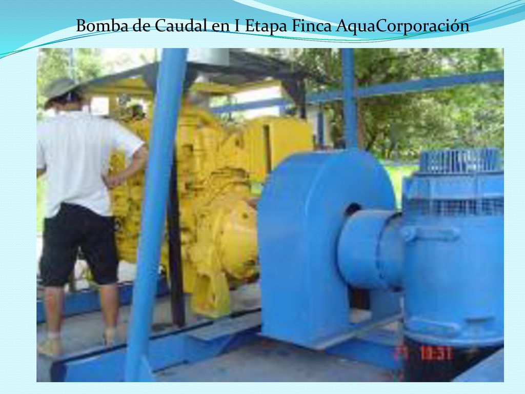 Bomba de Caudal en I Etapa Finca AquaCorporación