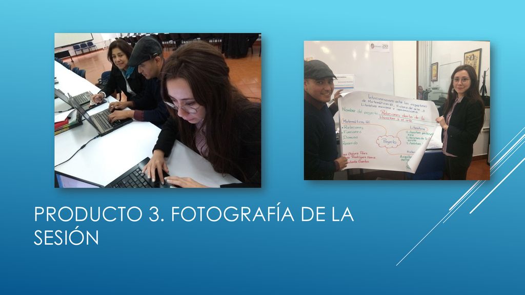 PRODUCTO 3. Fotografía de la sesión
