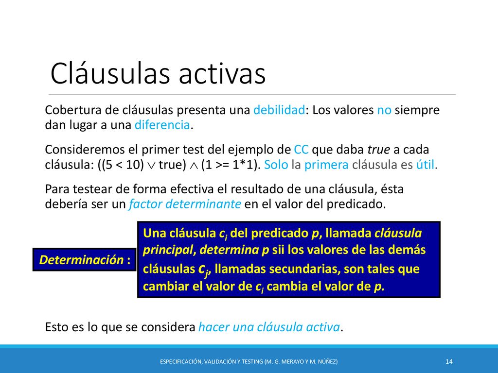 Especificación, Validación y Testing (M. G. Merayo y M. Núñez)