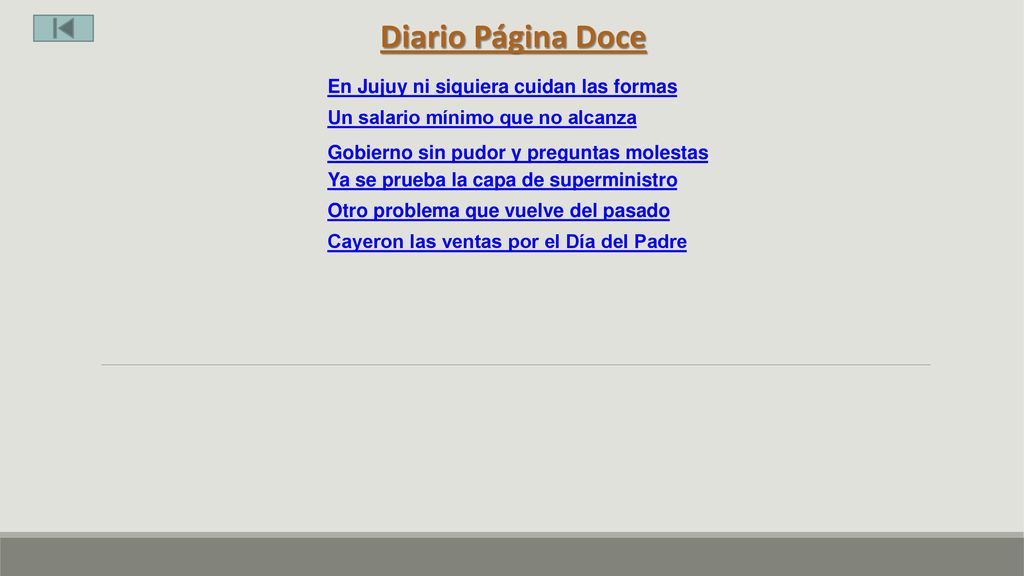 Diario Página Doce En Jujuy ni siquiera cuidan las formas