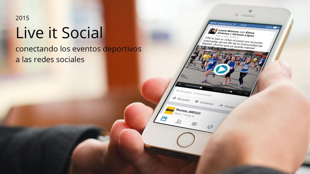 Live it Social conectando los eventos deportivos a las redes sociales