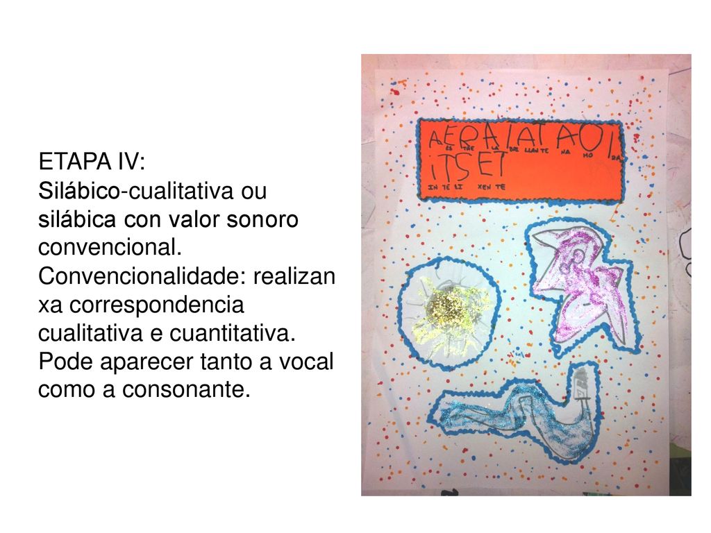 ETAPA IV: Silábico-cualitativa ou silábica con valor sonoro convencional.