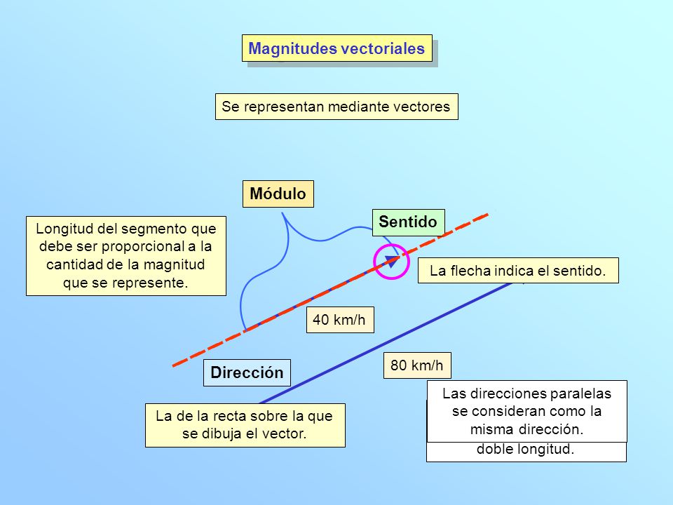 Magnitudes vectoriales