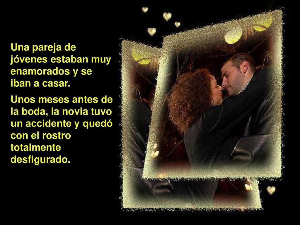 Una pareja de jóvenes estaban muy enamorados y se iban a casar.
