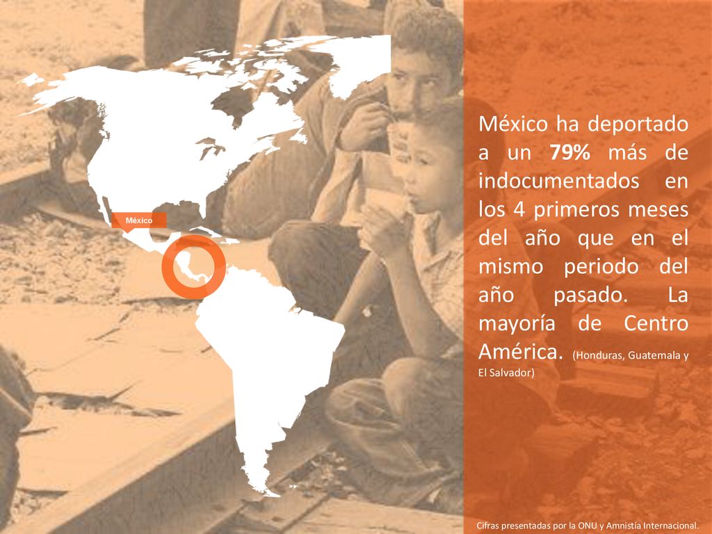 México ha deportado a un 79% más de indocumentados en los 4 primeros meses del año que en el mismo periodo del año pasado. La mayoría de Centro América. (Honduras, Guatemala y El Salvador)