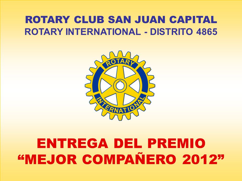 ROTARY INTERNATIONAL - DISTRITO 4865