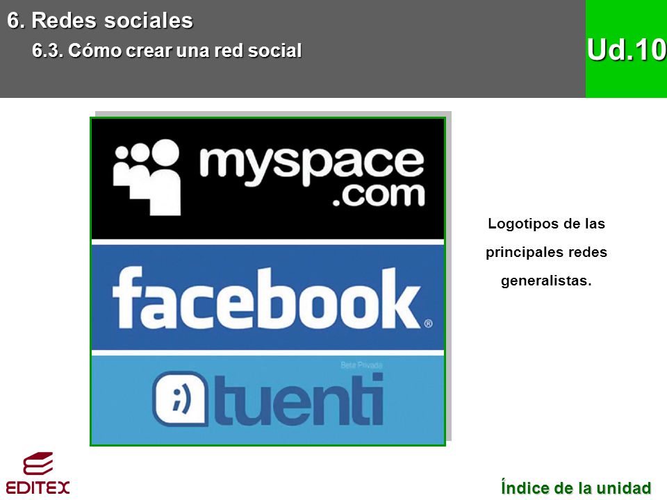 Logotipos de las principales redes generalistas.
