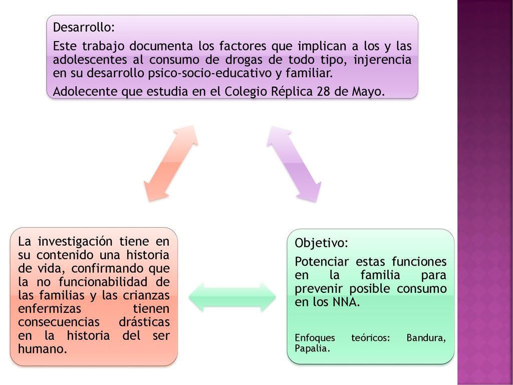 Adolecente que estudia en el Colegio Réplica 28 de Mayo.