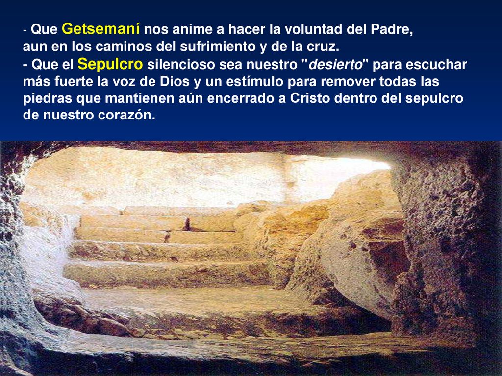 aun en los caminos del sufrimiento y de la cruz.