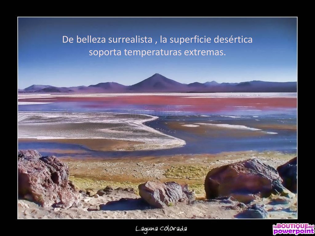 De belleza surrealista , la superficie desértica