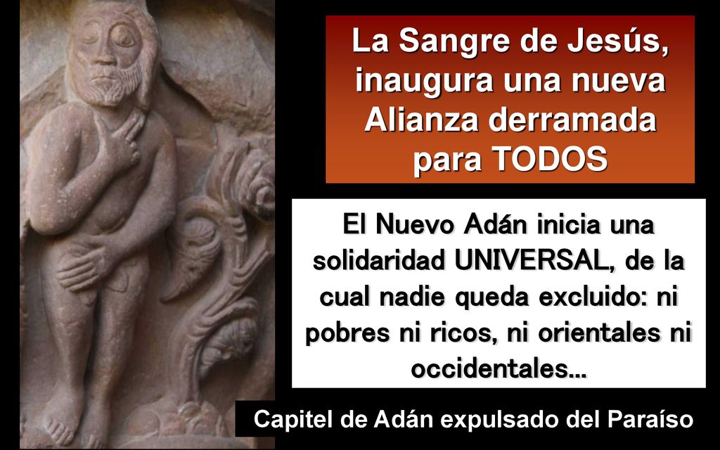 La Sangre de Jesús, inaugura una nueva Alianza derramada para TODOS
