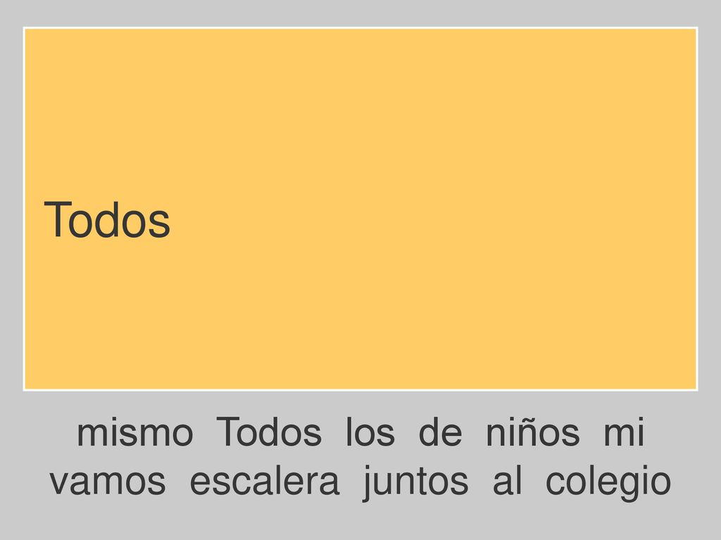 Todos mismo Todos los de niños mi vamos escalera juntos al colegio
