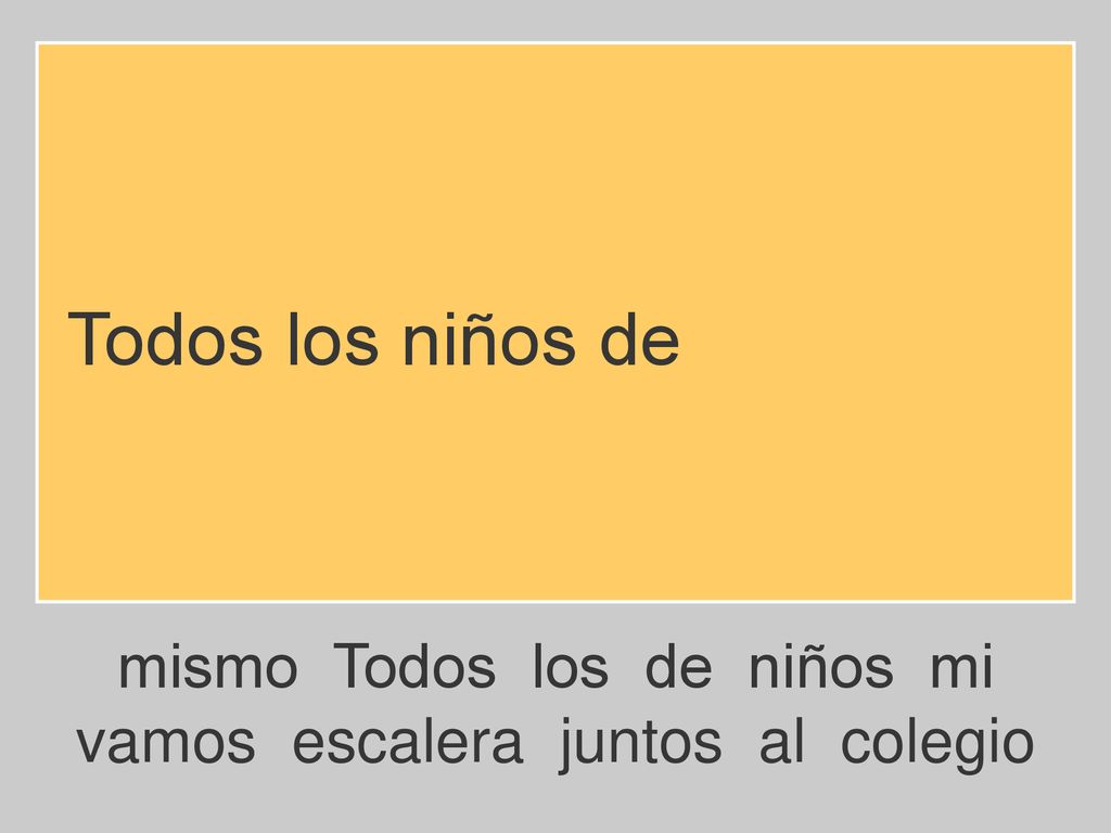 Todos los niños de mismo Todos los de niños mi