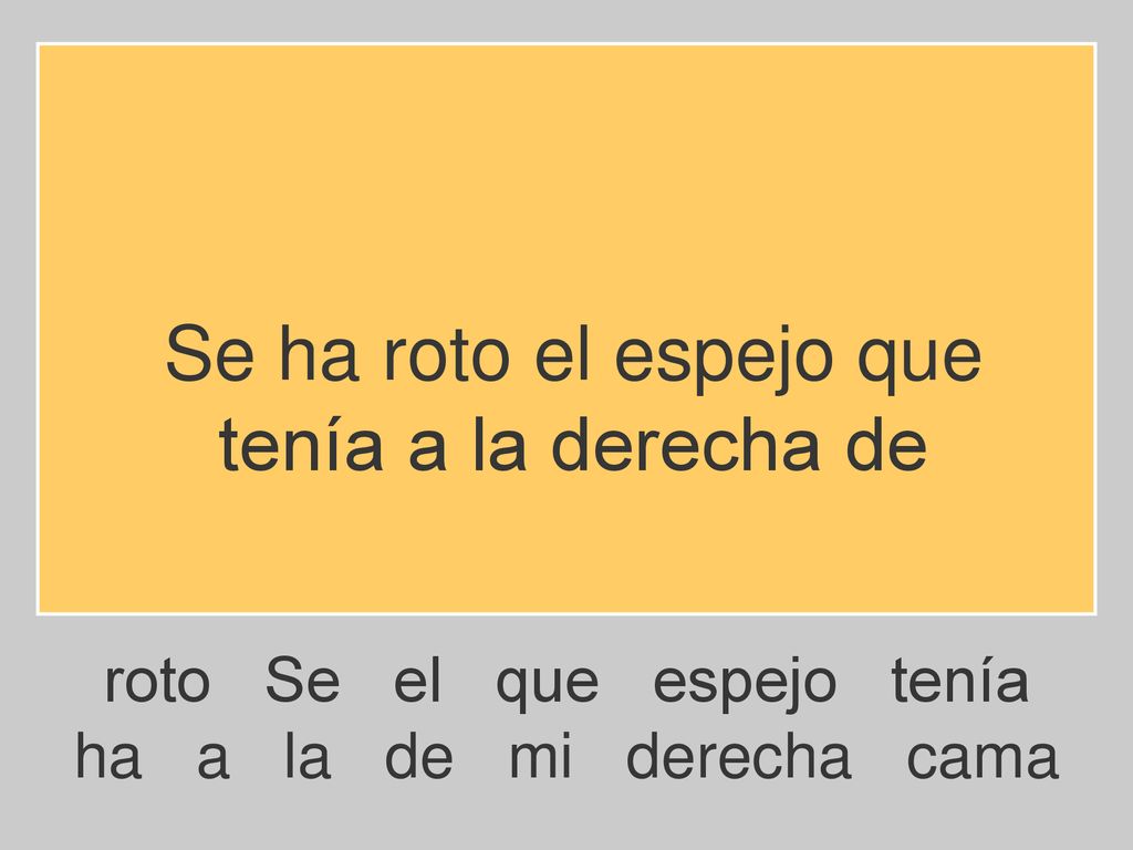 Se ha roto el espejo que tenía a la derecha de
