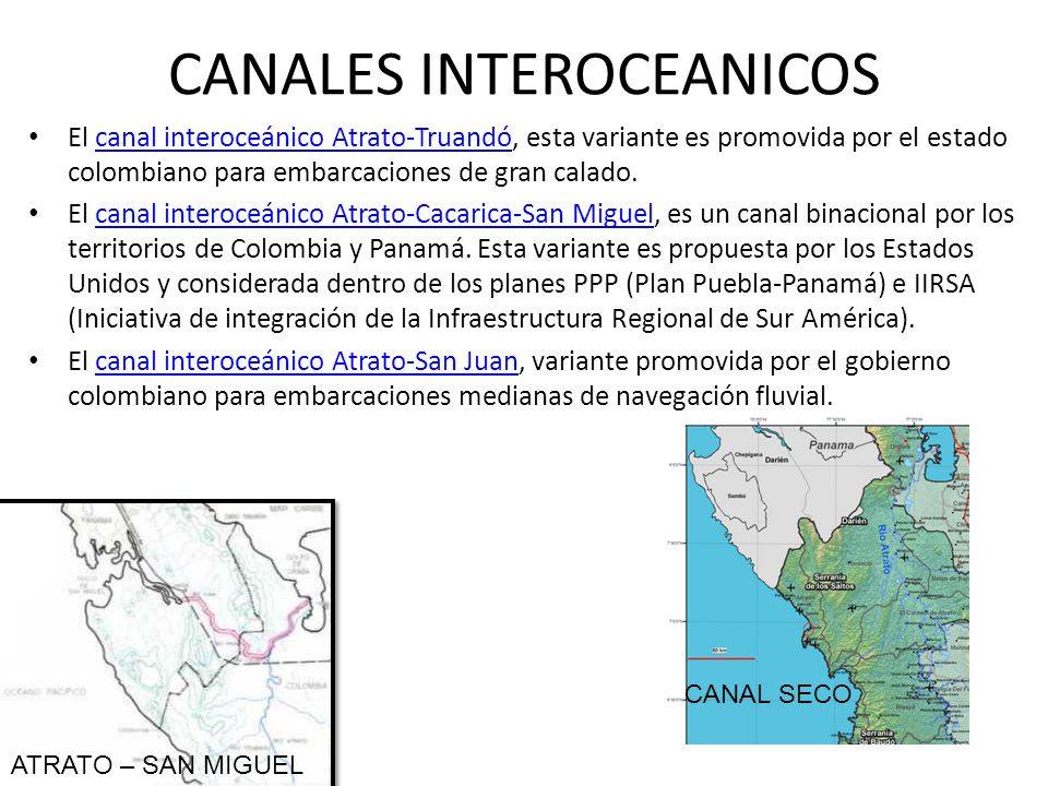 CANALES INTEROCEANICOS