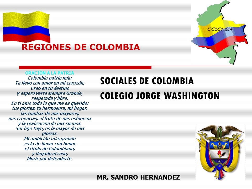 SOCIALES DE COLOMBIA COLEGIO JORGE WASHINGTON
