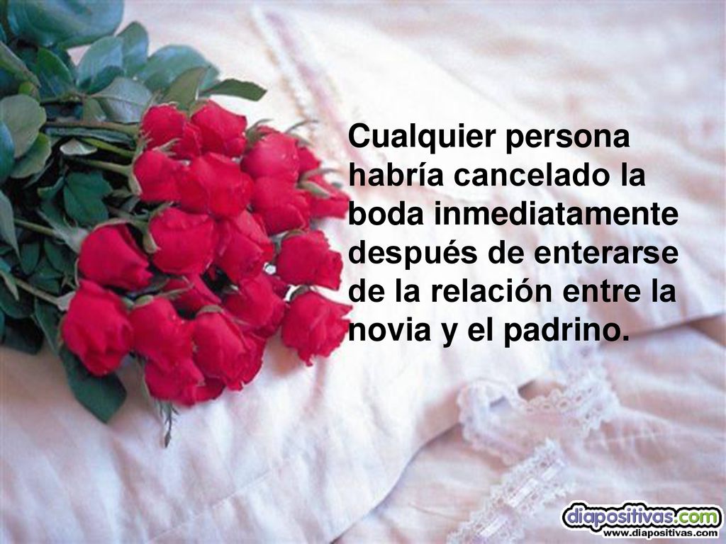 Cualquier persona habría cancelado la boda inmediatamente después de enterarse de la relación entre la novia y el padrino.