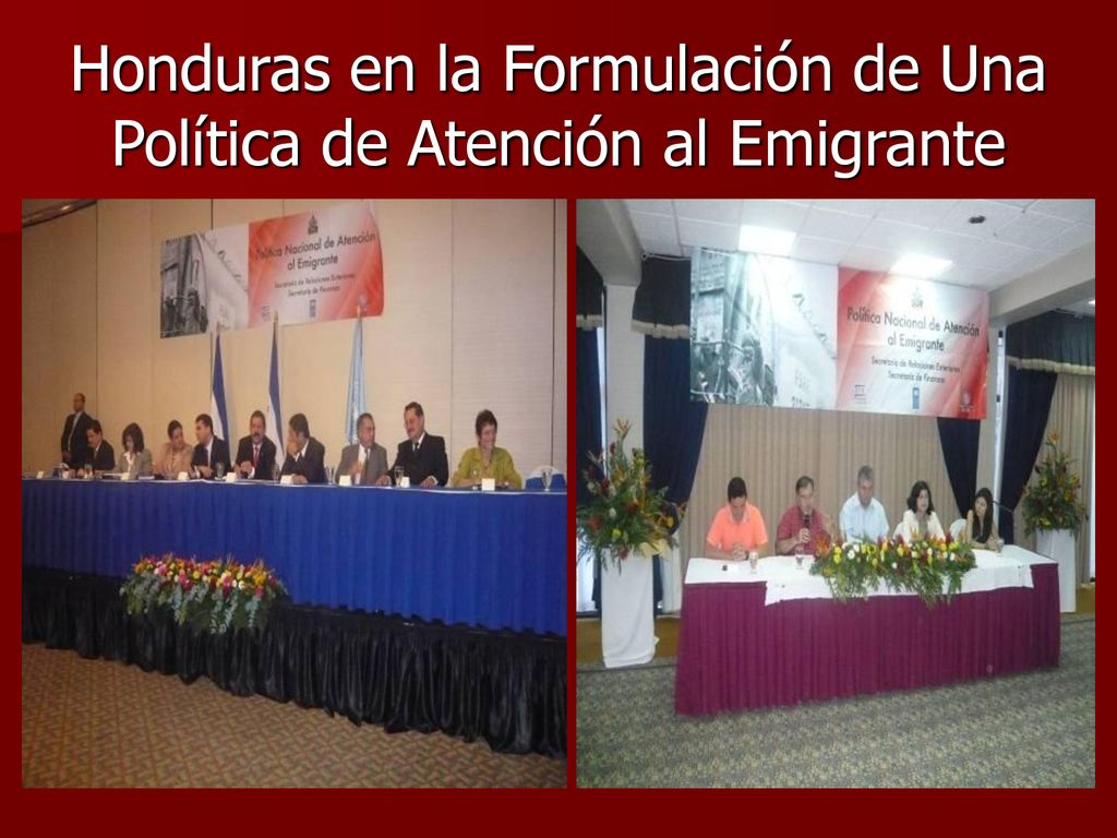 Honduras en la Formulación de Una Política de Atención al Emigrante