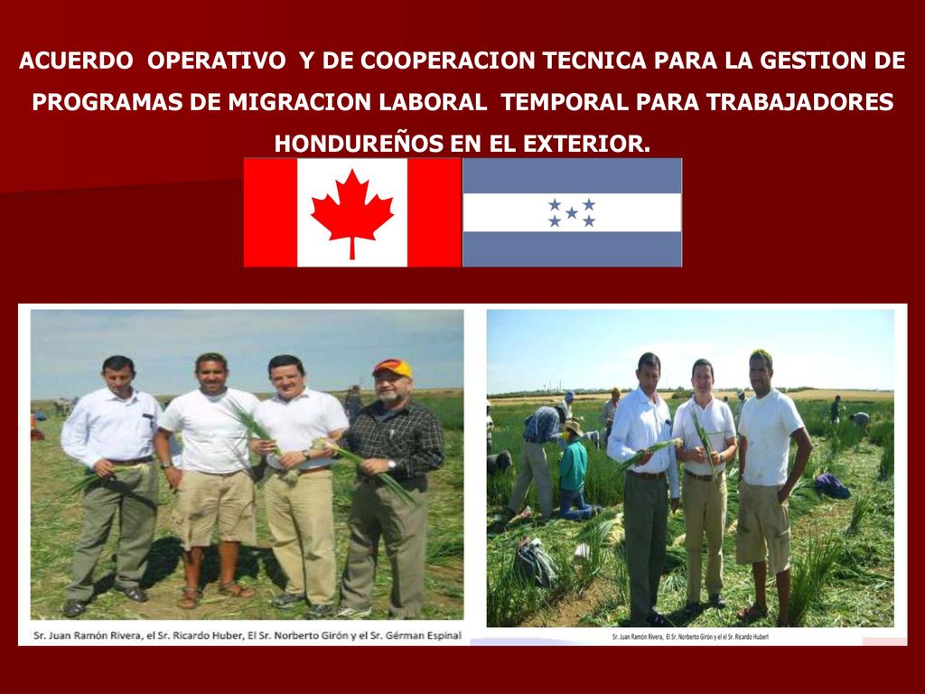 ACUERDO OPERATIVO Y DE COOPERACION TECNICA PARA LA GESTION DE