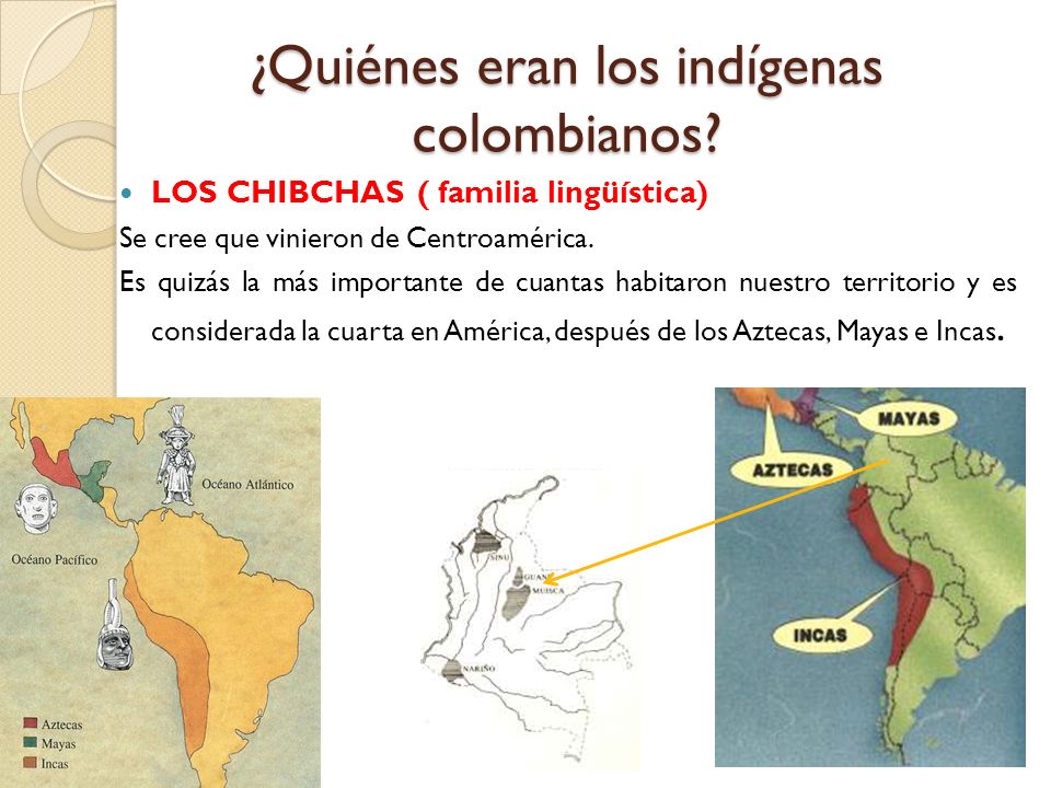 ¿Quiénes eran los indígenas colombianos