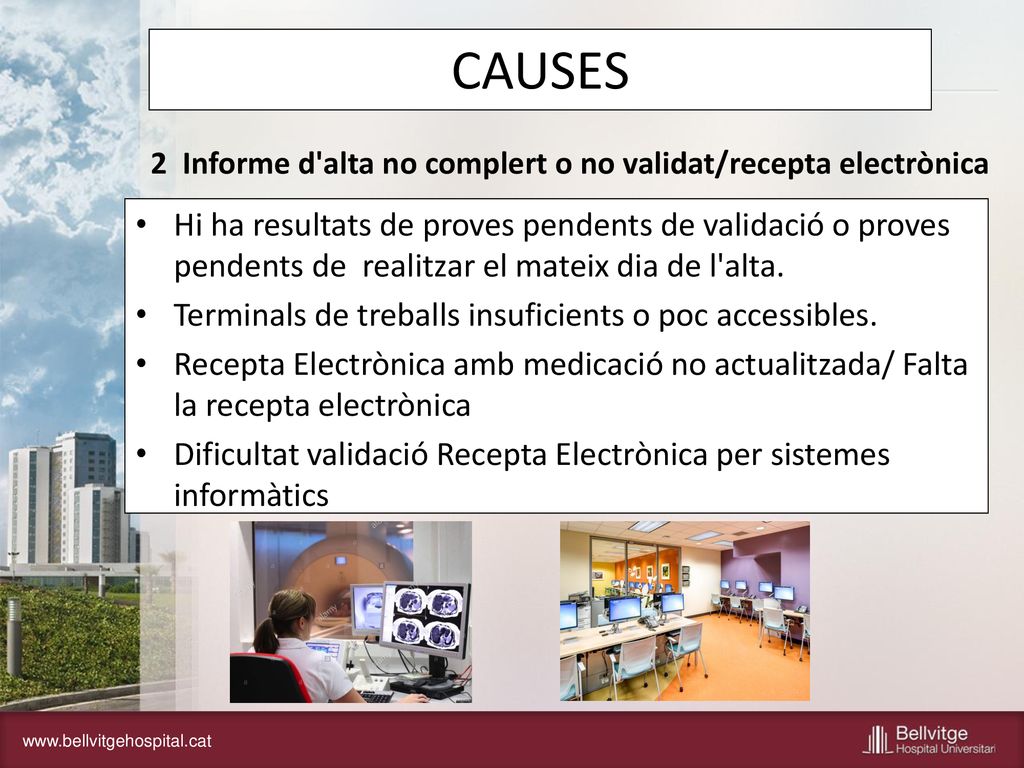 2 Informe d alta no complert o no validat/recepta electrònica