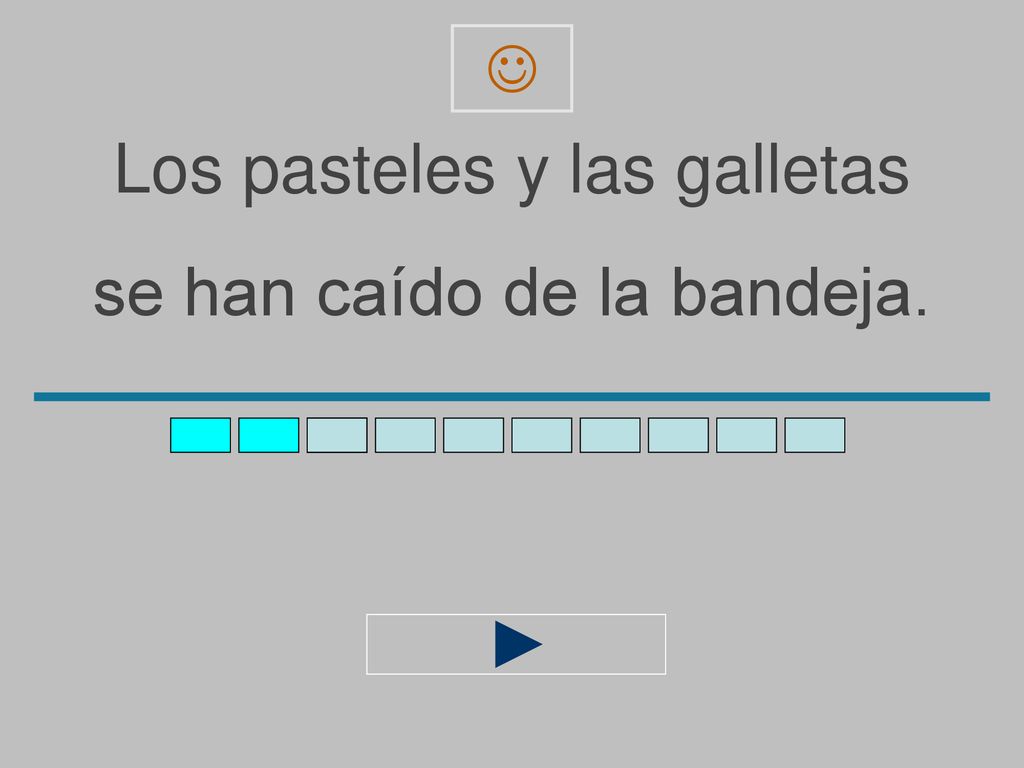 Los pasteles y las galletas se han caído de la bandeja.