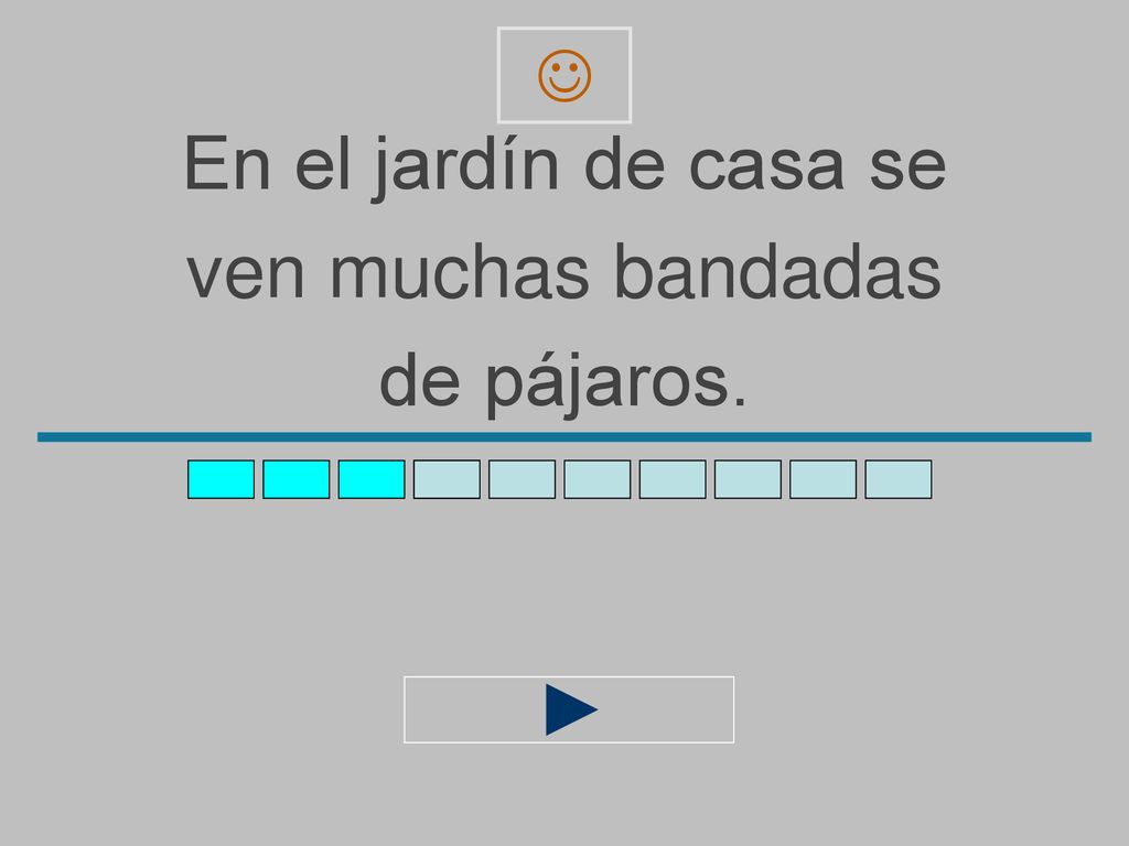  En el jardín de casa se ven muchas bandadas de pájaros.