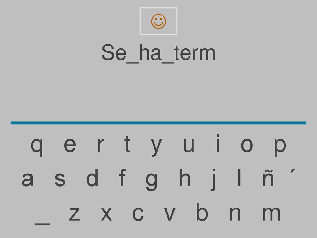  Se_ha_term. q e r t y u i o p.