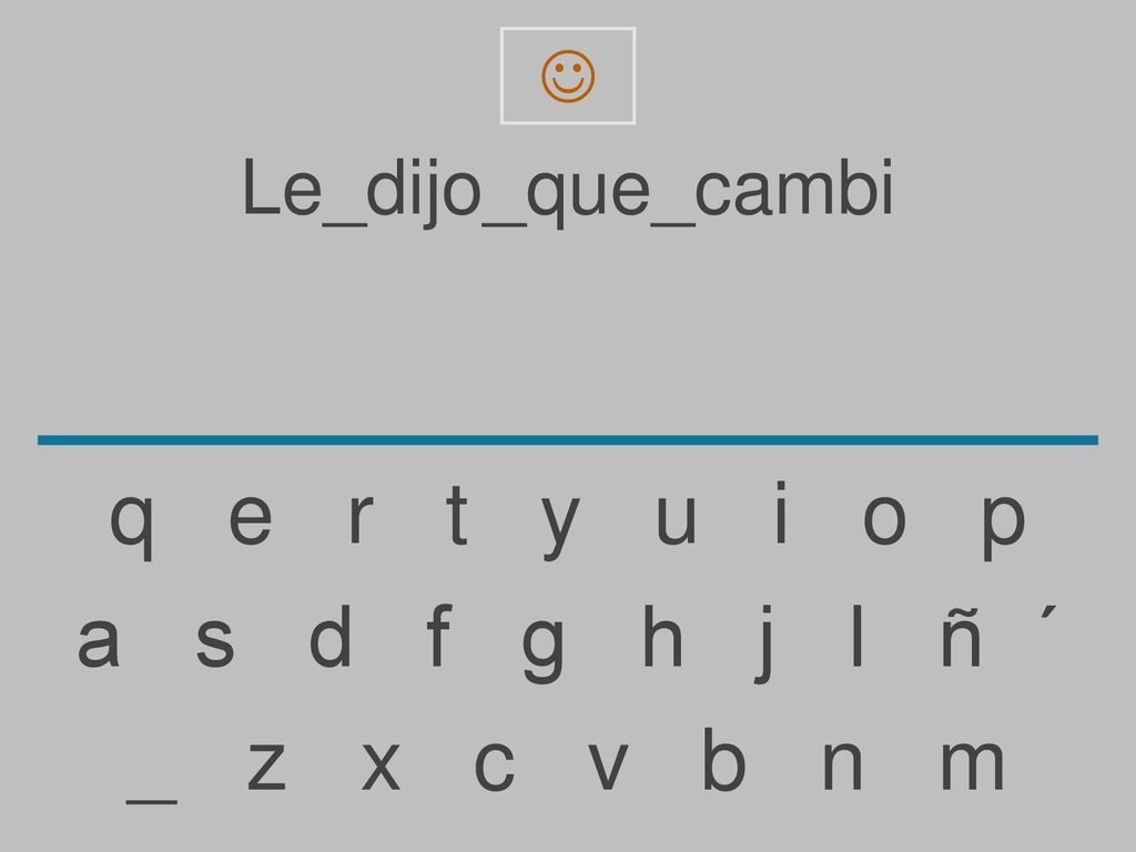 q e r t y u i o p a s d f g h j l ñ ´ _ z x c v b n m